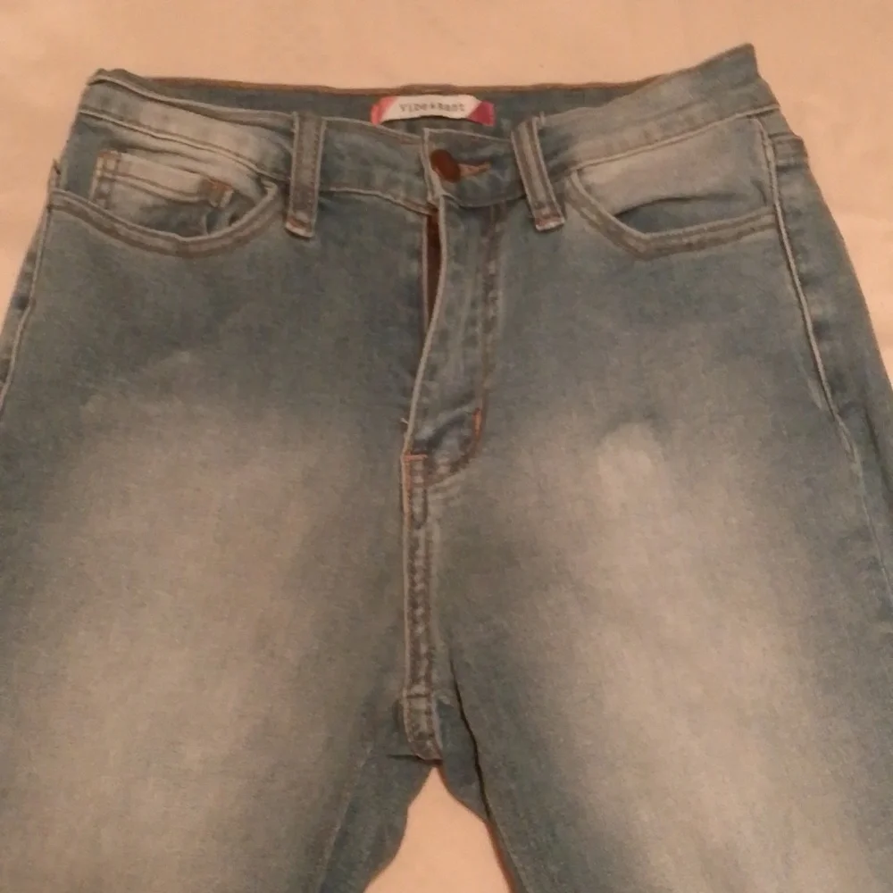 Vibe & Rant Flare Bottom High Rise Jeans - Picture 4 of 8